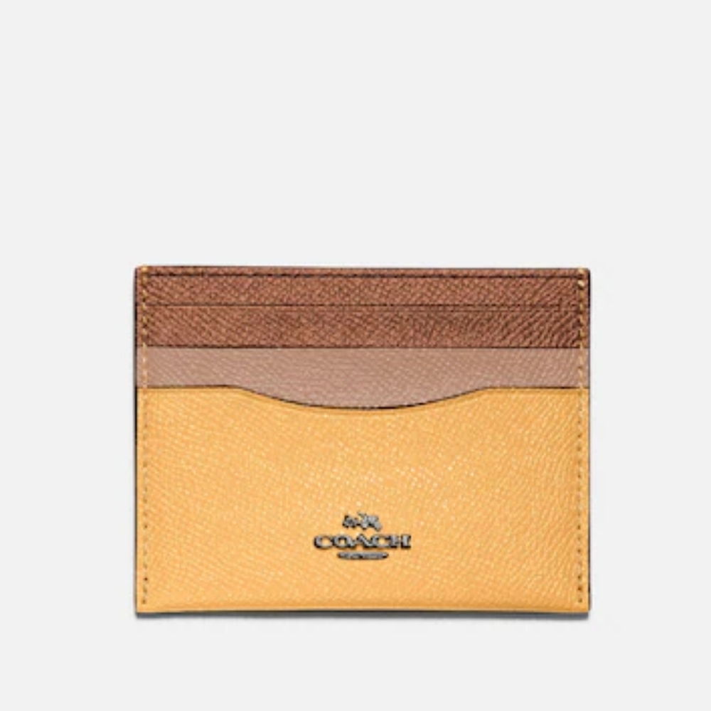 💳⭐️ NWT COACH Card Case In Colorblock ⭐️💳